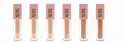 Corretivo Liquido Skin Cover Yvisy VS5020 - Kit C/06Unid