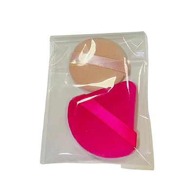 Kit Com 02 Esponjas Para Pó Facial