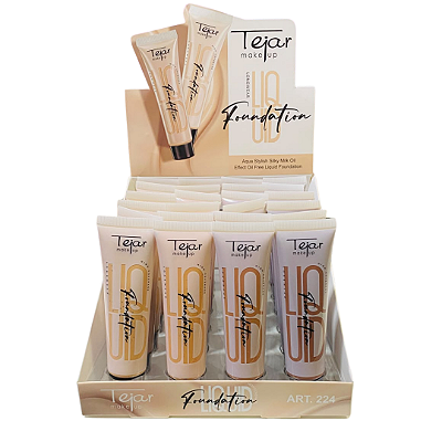 Base Liquida Foundation Tejar 224 - Box c/ 24unid