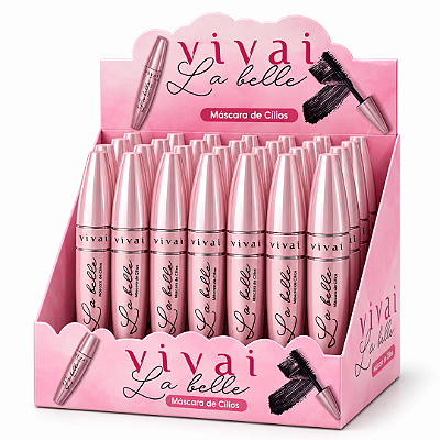Máscara De Cílios La Belle Vivai 2225.1.1 - Box c/ 24 unid