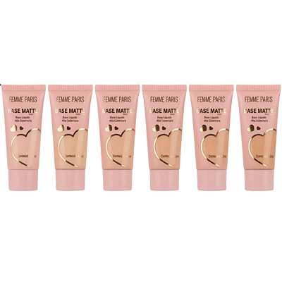 Base Matte Femme Paris FR162 - Kit c/06unid
