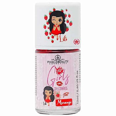 Lip Tint Girls Colecionáveis Morango Phállebeauty PH011