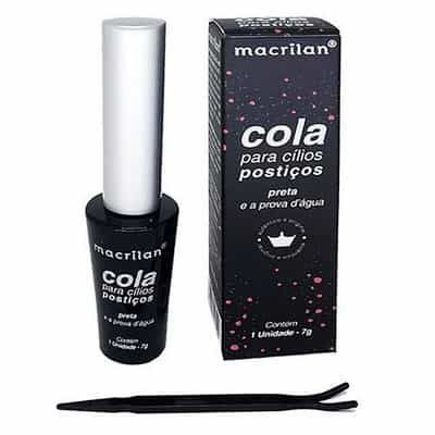Cola para Cílios Preta a Prova D'água Macrilan CA-002