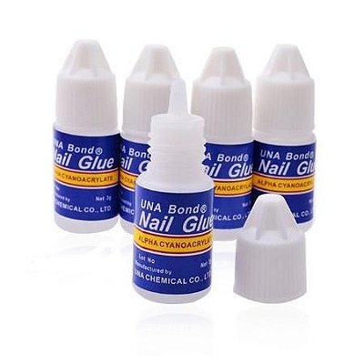 Cola para Unhas Postiças Nail Glue - Embal. c/ 5 unid