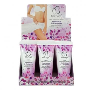 Creme Hidratante Corporal Amêndoas e Colágeno Belle Angel – Box c/ 12 unid