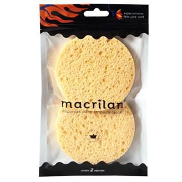 Esponja para Limpeza Facial Macrilan EP11