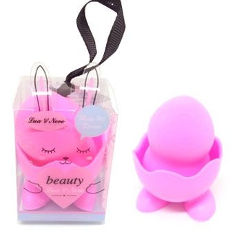 Esponja para Maquiagem com Suporte de Silicone Beauty