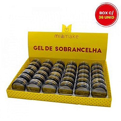 Gel para Sobrancelha Mia Make 1176 – Box c/ 36 unid