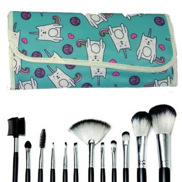 Kit com 12 Pincéis para Maquiagem Macrilan KP1-5H