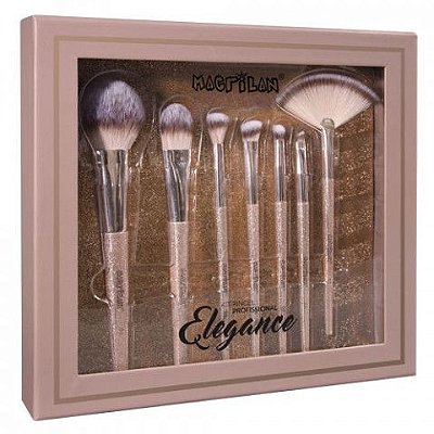 Kit Pincel Profissional Elegance Macrilan ED700