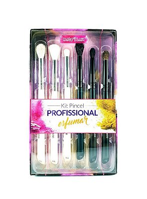 Kit Pincel Profissional Esfumar Macrilan WB-800