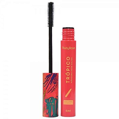 Máscara para Cílios Trópico Volume e Alongamento Ruby Rose HB-502