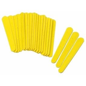 Mini Lixas para Unhas Ouro 8cm HigiBras 798 - Pcte c/ 100 unidades