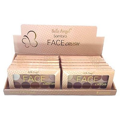 Paleta de Sombra Face Crush Belle Angel B064 - Box c/ 12 unid