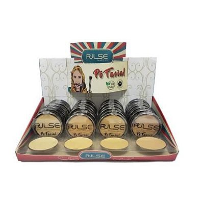 Pó Facial Compacto Pulse Make Up - Box c/ 24 unid