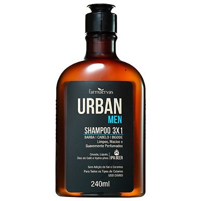 Shampoo 3x1 Urban Men Farmaervas