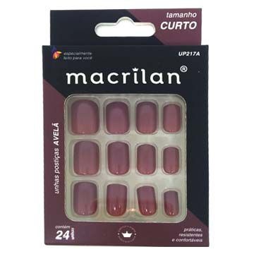 Unhas Postiças Macrilan Curto Avelã UP217A