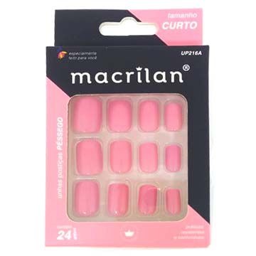 Unhas Postiças Macrilan Curto Pêssego UP216A