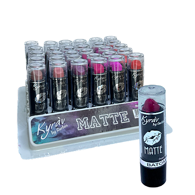 Batom Bastão Matte 3g Kyráv 398 - Box c/ 30 unid