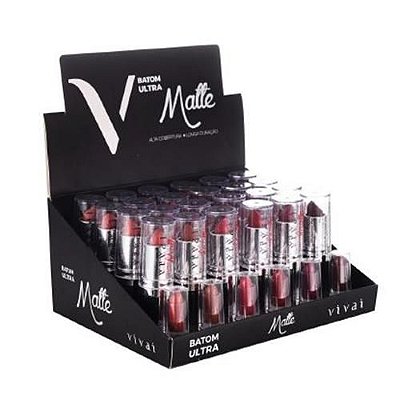 Batom Ultra Matte Vivai 3053.4.1 - Box c/ 24 unid