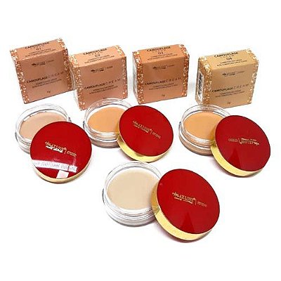 Corretivo Camouflage Cream Max Love Pele Clara Cor 01 ao 04 – Kit c/ 04 unid