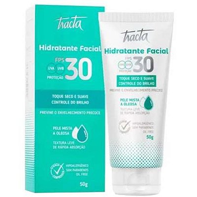 Hidratante Facial FPS 30 Pele Mista a Oleosa Tracta