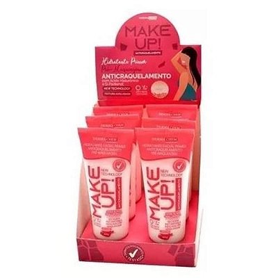 Hidratante Facial Primer Anticraquelamento Pré-Maquiagem Make Up Dermachem – Caixa c/ 06 unid