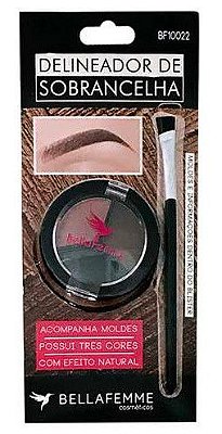 Kit Delineador de Sobrancelha Bella Femme BF10022
