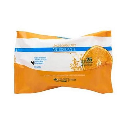 Lenço Demaquilante Antioxidante Max Love – Kit c/ 06 unid