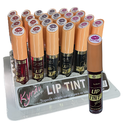 Lip Tint Jelly #LábiosCorados 4g Kyráv 704 - Box c/ 24 unid