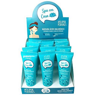Máscara Bisnaga Ácido Hialurônico Super Poderes MFSP16 – Box c/ 12 unid