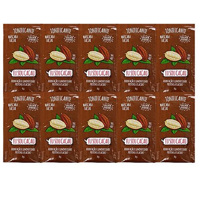 Máscara Facial Cacau Super Poderes CACSP01 - Pcte c/ 10 unid