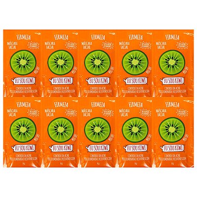 Máscara Facial Kiwi Super Poderes KIWSP01 - Pcte c/ 10 unid