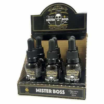 Óleo para Barba Mister Boss Safira – Box c/ 06 unid