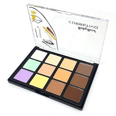 Paleta de Corretivo 12 Cores Ruby Rose HB-8087