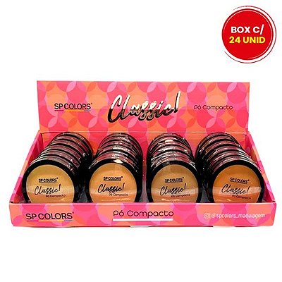 Pó Compacto Classic SP Colors SP110 – Box c/ 24 unid