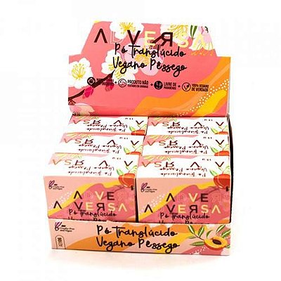 Pó Facial Translúcido Vegano Pêssego Adversa AD106 – Box c/ 06 unid