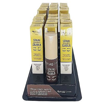 Sérum Crescimento Cílios e Sobrancelhas Max Love – Box c/ 24 unid
