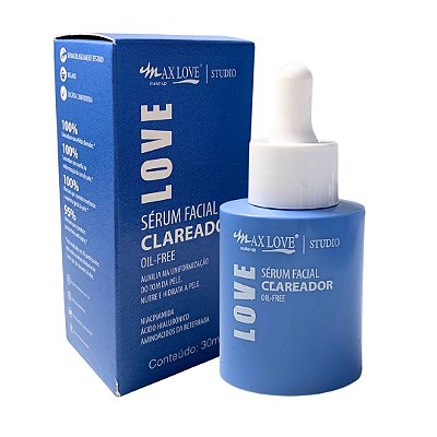 Sérum Facial Clareador Oil-Free Max Love