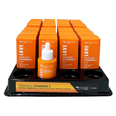 Sérum Facial Vitamina C Max Love – Box c/ 24 unid