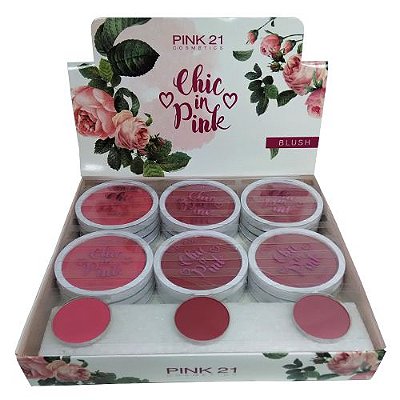 Blush Chic in Pink Cor A 01 ao 03 Pink 21 Cosmetics CS2355 – Box c/ 24 unid