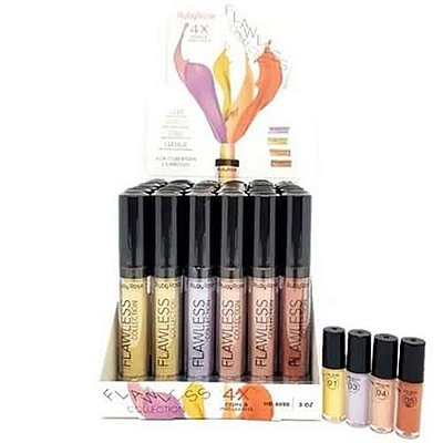 Corretivo Líquido Color Flawless Collection Ruby Rose HB-8090 – Box c/ 36 unid