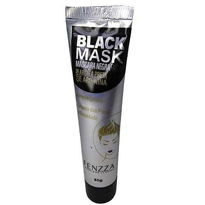 Máscara Facial Black Mask com Argila Preta e Arginina Fenzza FZ38020