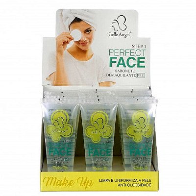 Sabonete Demaquilante Pré Perfect Face Belle Angel I002 – Box c/ 12 unid