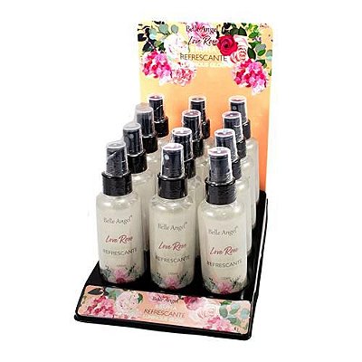 Bruma Refrescante Luminous Glow Love Rose Belle Angel T060 - Box c/ 12 unid