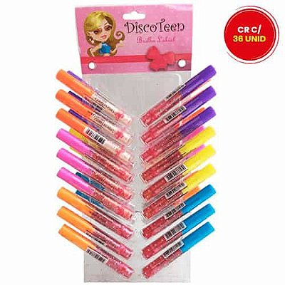 Brilho Labial Disco Teen HB86233 – Cartela c/ 36 unid