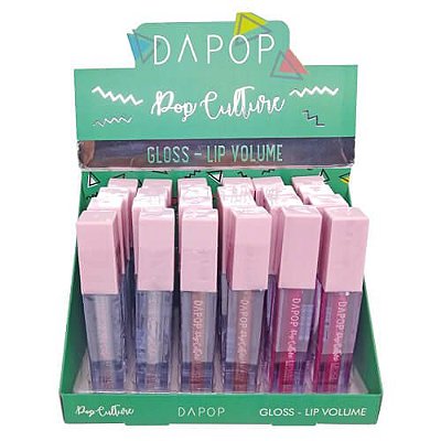 Gloss Lip Volume Dapop Pop Culture DP2033 – Box c/ 24 unid