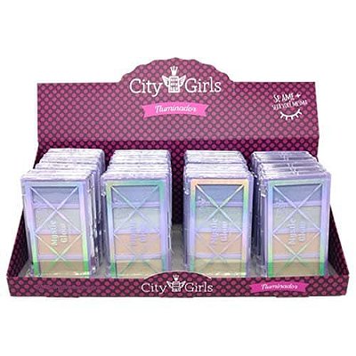 Iluminador Mystic Glow City Girls CG222 - Box c/ 24 unid