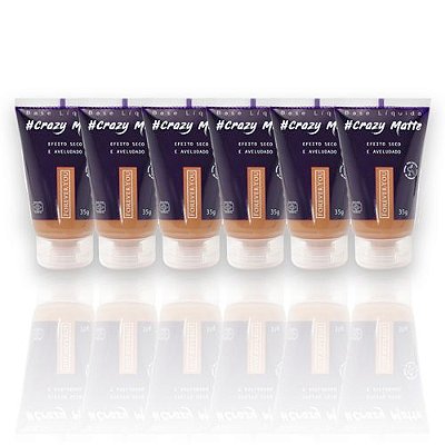 Base Líquida Crazy Matte Forever You FY010 – Kit c/ 06 unid