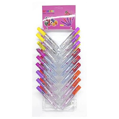 Brilho Labial Frutas BFashion Bella Femme TR30004 – Cartela c/ 36 unid
